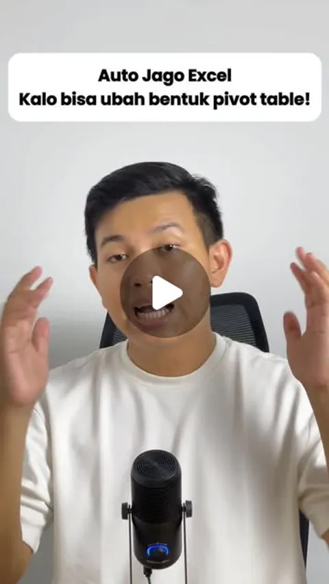82 likes, 2 comments - masdata_ on May 2, 2025: "Auto jago excel kalo bisa ubah bentuk pivot table j