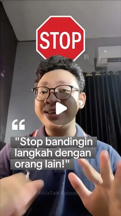 354 likes, 14 comments - afa_rm on December 7, 2025: "#AfaTalk Episode 1: “Jangan Bandingkan Langkah