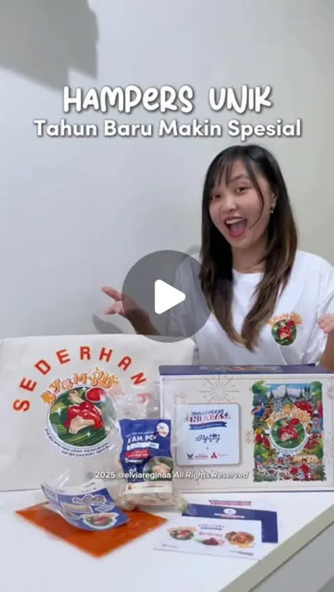 Spesialnya Tahun Baru ini, Restoran Sederhana menawarkan Hampers Akhir Tahun Kolaborasi Seni dan Ras
