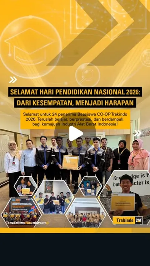 1,155 likes, 86 comments - trakindoutama on May 2, 2026: "Dari kesempatan, menjadi harapan. 🎓✨
Di