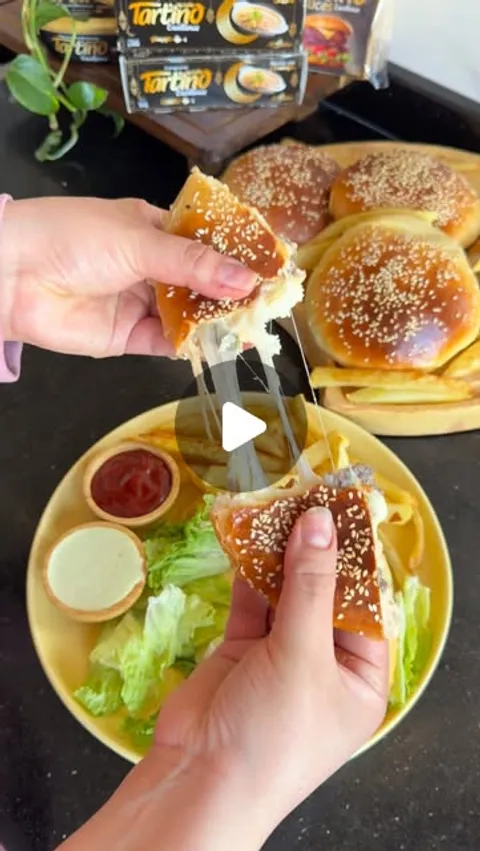 107K likes, 350 comments - amanycook on April 20, 2026: " البرغر المحشي اللي رح ينسيك في البرغر ال