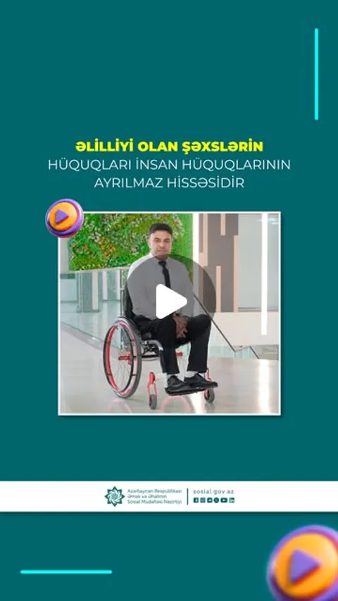242 likes, 0 comments - sosial.gov.az on June 5, 2026: "Əlilliyi olan şəxslərin hüquqları insan hüqu
