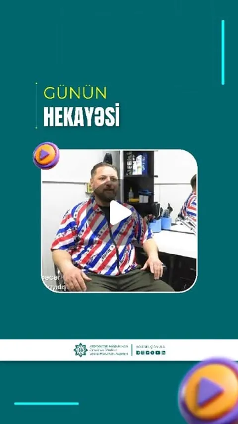 274 likes, 0 comments - sosial.gov.az on June 6, 2026: "✍️ “Günün hekayəsi”ndə qəhrəmanımız uşaqlıqd