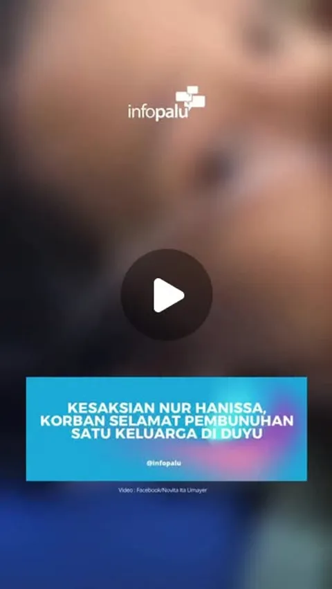3,009 likes, 21 comments - infopalu on July 28, 2026: "Nur Hanissa, satu-satunya korban selamat dala