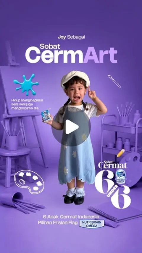 Hidup menginspirasi seni, seni menginspirasi dia! 🎨✨
Kenalkan Joy, Sobat CermArt, sebagai salah sa
