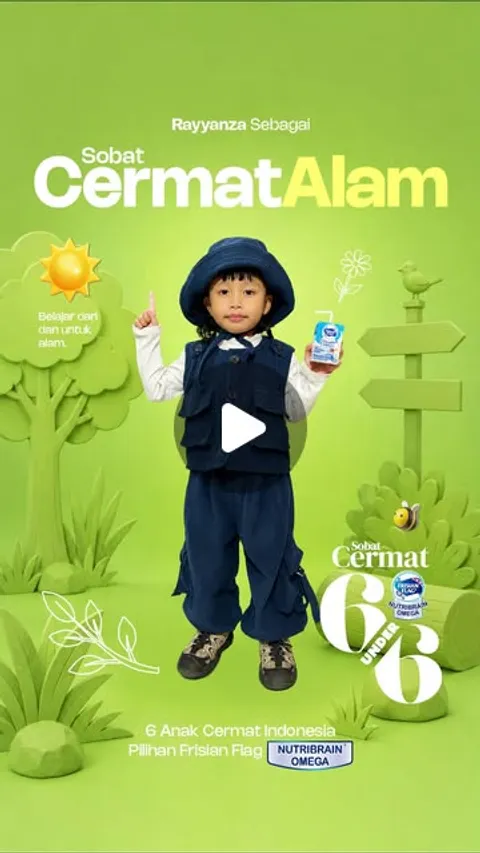 Si paling nature dan hobi eksplorasi alam? Ini dia jagoannya! 👀🍃
Bangga banget kenalin Rayyanza,