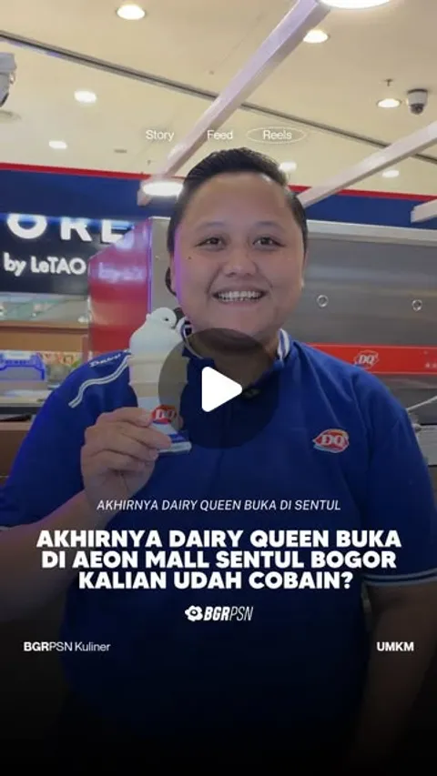 DAIRY QUEEN SUDAH HADIR DI AEON MALL SENTUL CITY, GROUND FLOOR! π¦π
Ajak keluarga, temen, sampe do