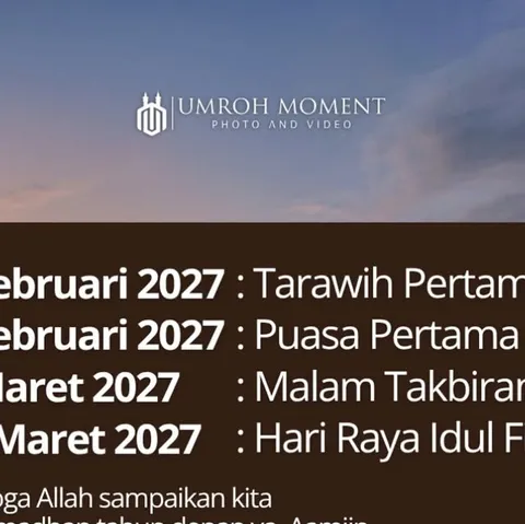Ngga kerasa banget ya, udah mau ramadhan lagi🥹 Semoga tahun depan bisa ngerasain ramadhan di Baitul