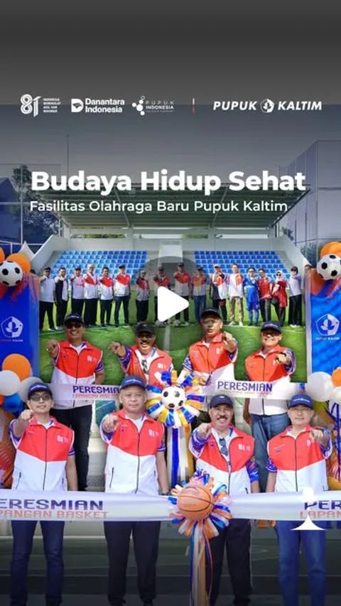 Kini, insan Pupuk Kaltim dan keluarga punya ruang baru untuk berolahraga dan berkumpul melalui tiga