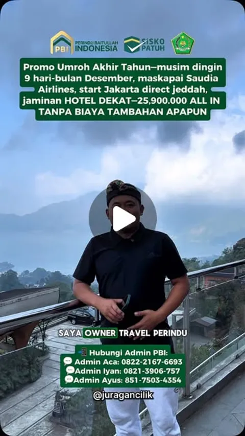 Promo Umroh Akhir Tahun-musim dingin 9 hari-bulan Desember, maskapai Saudia Airlines, start Jakarta