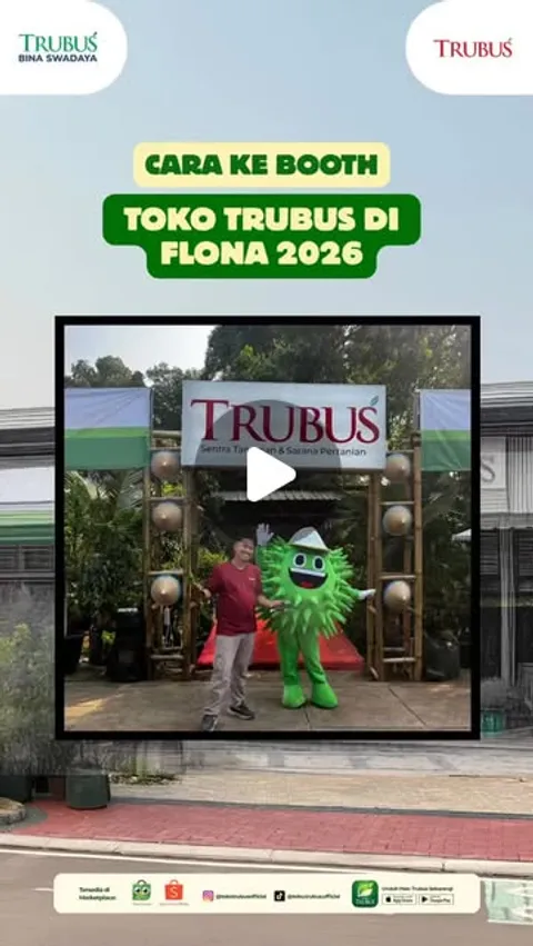 Mau ke Booth Toko Trubus di Flona 2026 naik KRL? 🌿🚆

Turun di Stasiun Juanda, lanjut jalan kaki 10