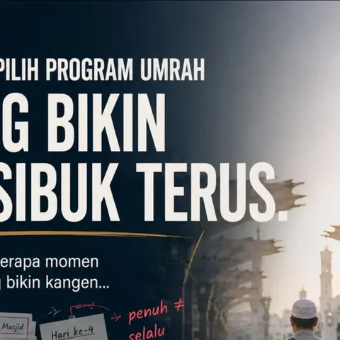Makin padat itinerary Umrah, makin worth it?
Belum tentu.
Ada satu hal yang sering kelewat pas kit